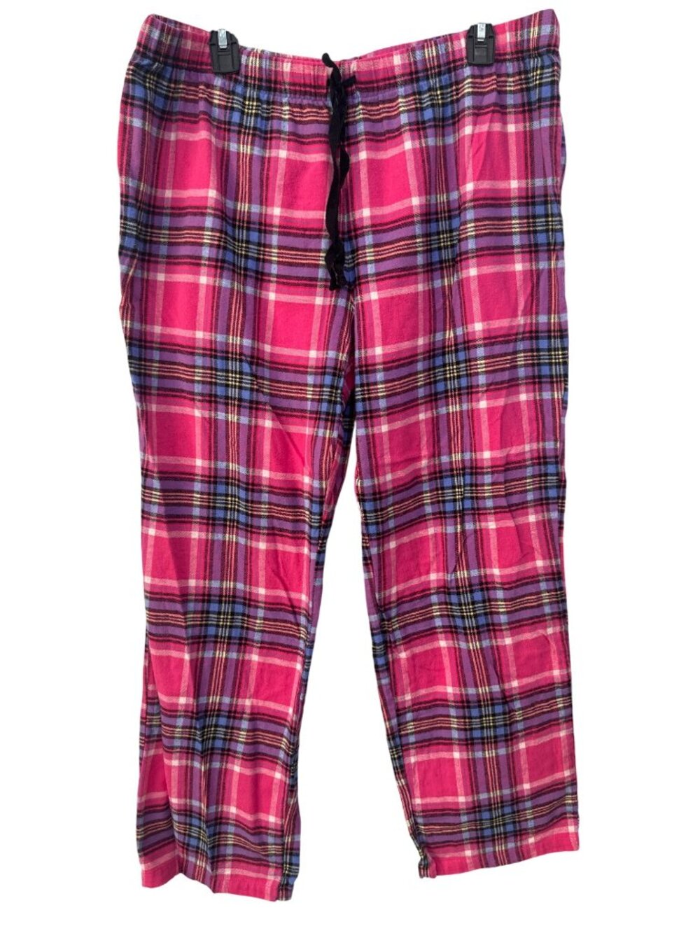 Sonoma Intimates XL Pink Plaid Cotton Pajama Pants